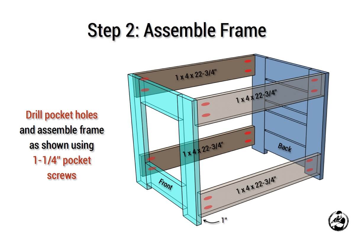 DIY Belvedere End Table - Step 2