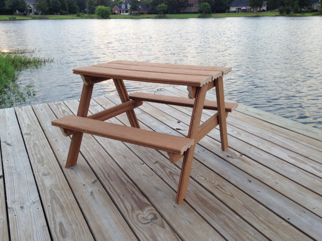 Composite Toddler Picnic Table - Finished