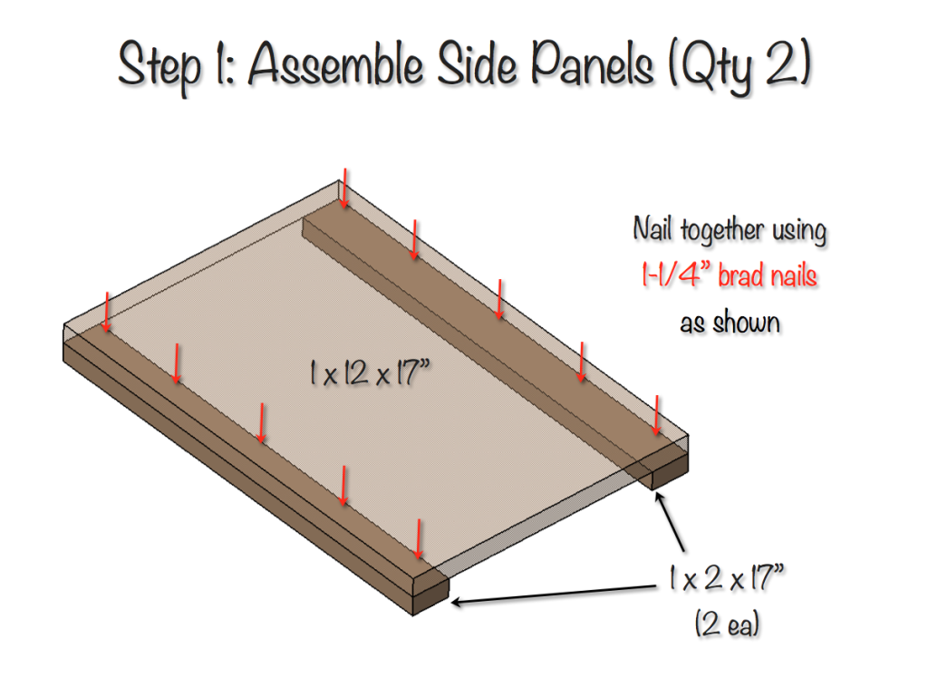 DIY Bedside Table with Drawer and Shelf | Free Plans