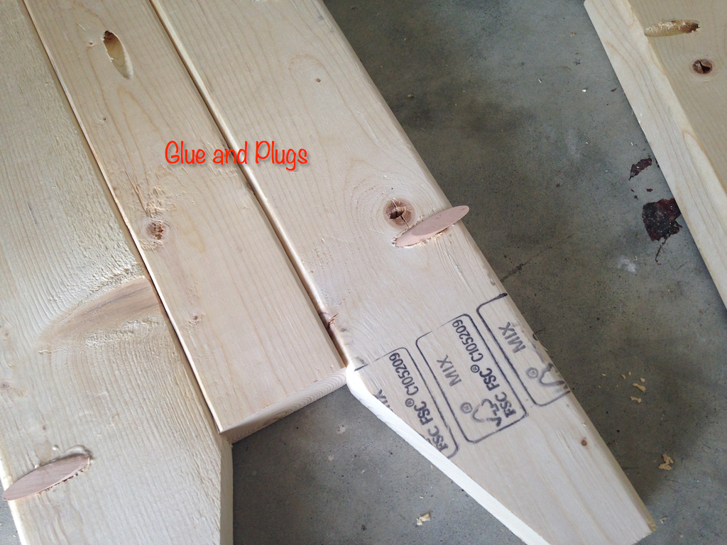 DIY Farmhouse Bench - Step 1