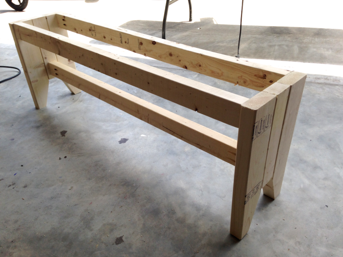 DIY Farmhouse Bench Free Plans Rogue Engineer