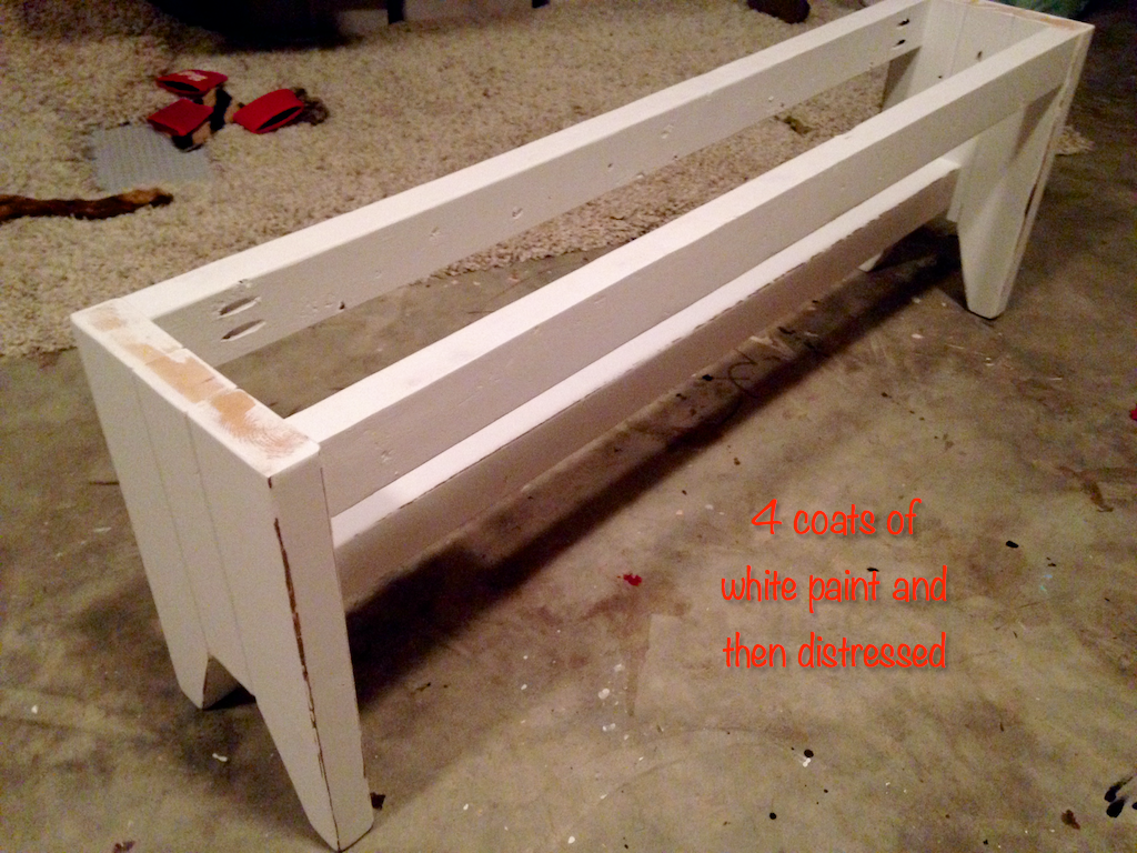 DIY Farmhouse Bench - Step 2