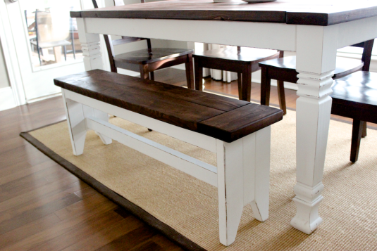 DIY Farmhouse Bench | Free Plans | Rogue Engineer