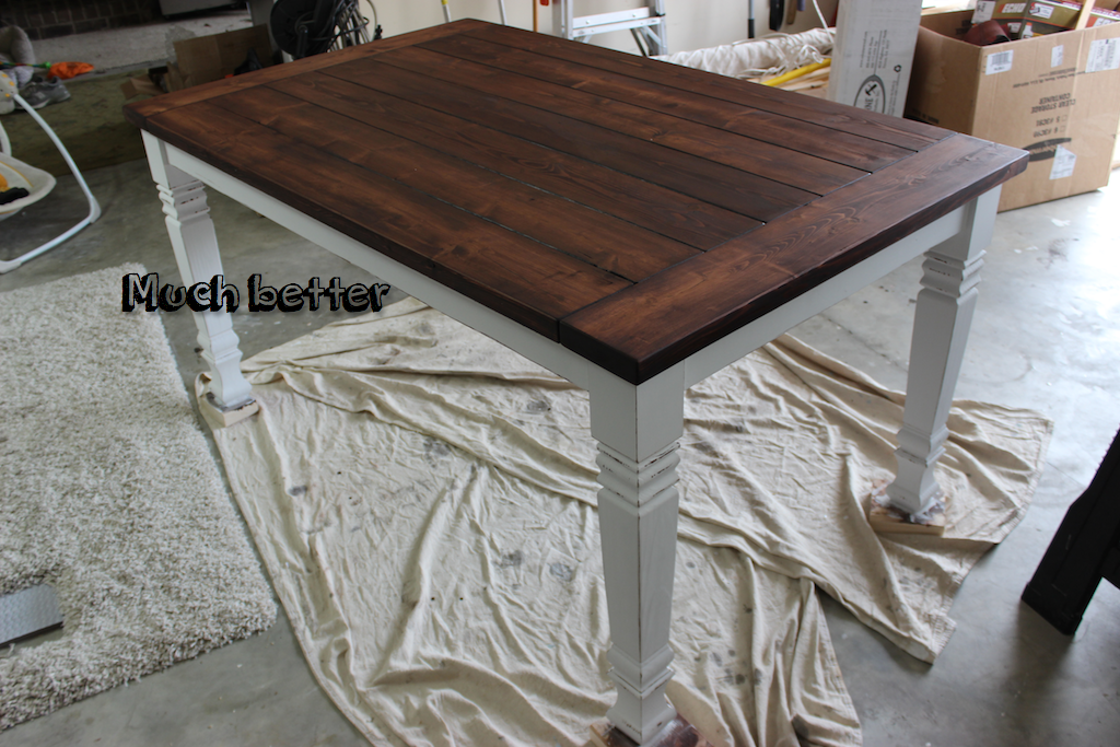 DIY Farmhouse Dining Table - Step 2