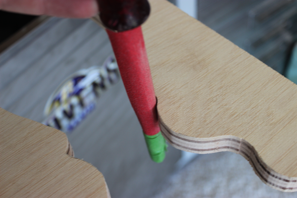 Moroccan Side Table - Step 2 - Sanding