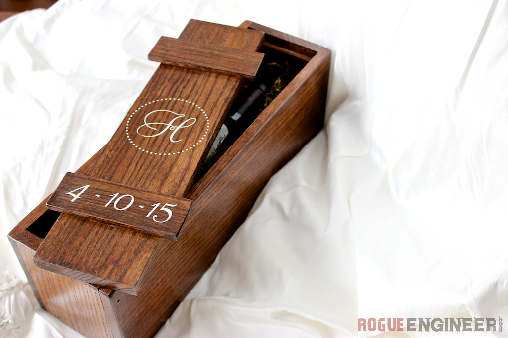 Diy Wedding Wine Box Free Plans Rogue Engineer