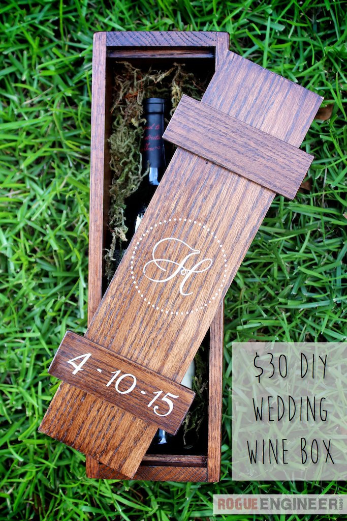 DIY Wedding Wine Box Plans - Under $30