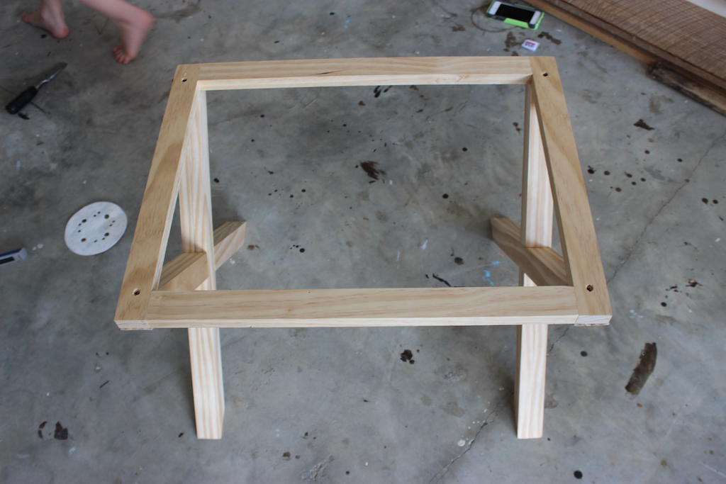 DIY Upholstered X Bench | Step 4