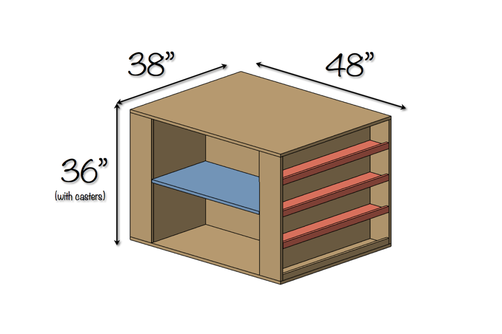 DIY Plywood Workbench Plans - Dimensions