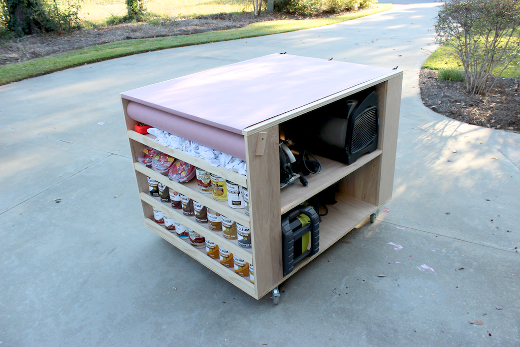 Diy Portable Workbench With Storage Free Plans