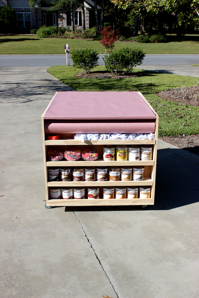 DIY Portable Workbench with Storage Free Plans