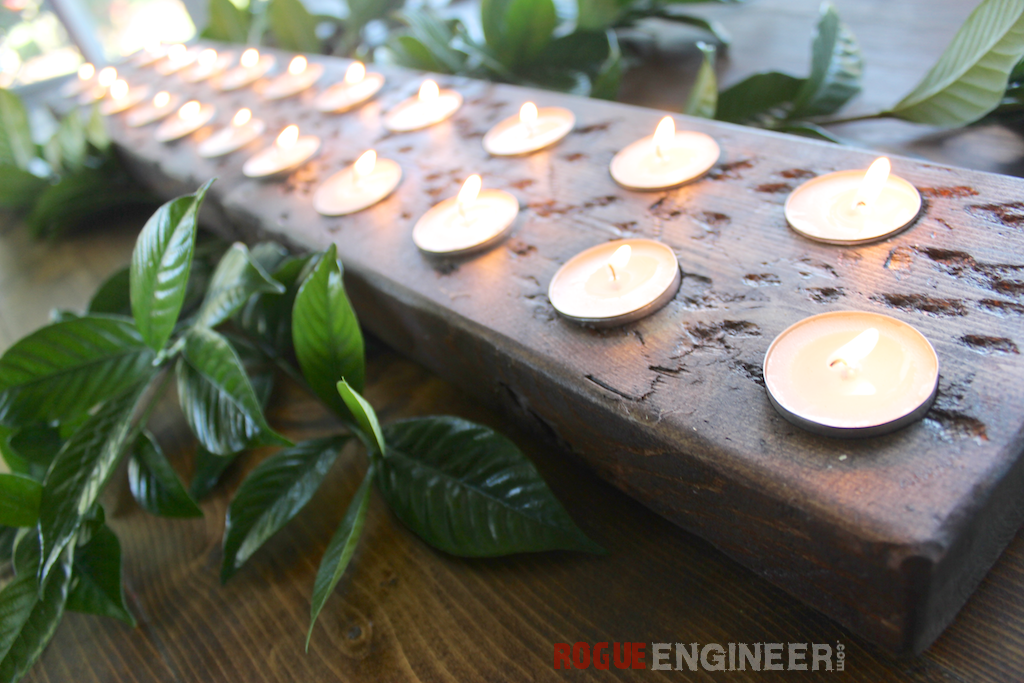 Tea Light Centerpiece | Free Plans | Rogue Engineer