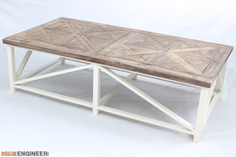 DIY Parquet Coffee Table Plans - Rogue Engineer 2