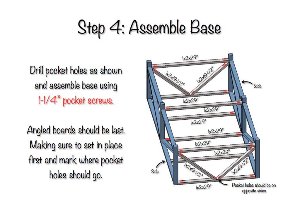 DIY Parquet X-Brace Coffee Table Plans | Step 4