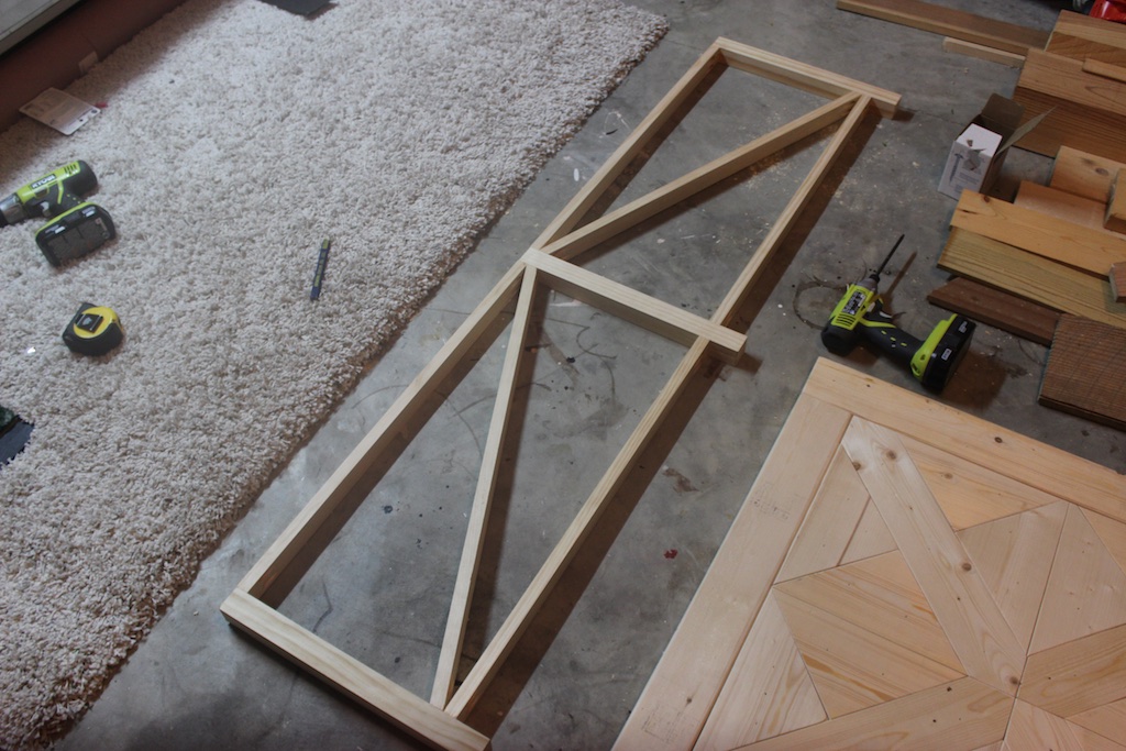 DIY Parquet X-Brace Coffee Table | Step 3