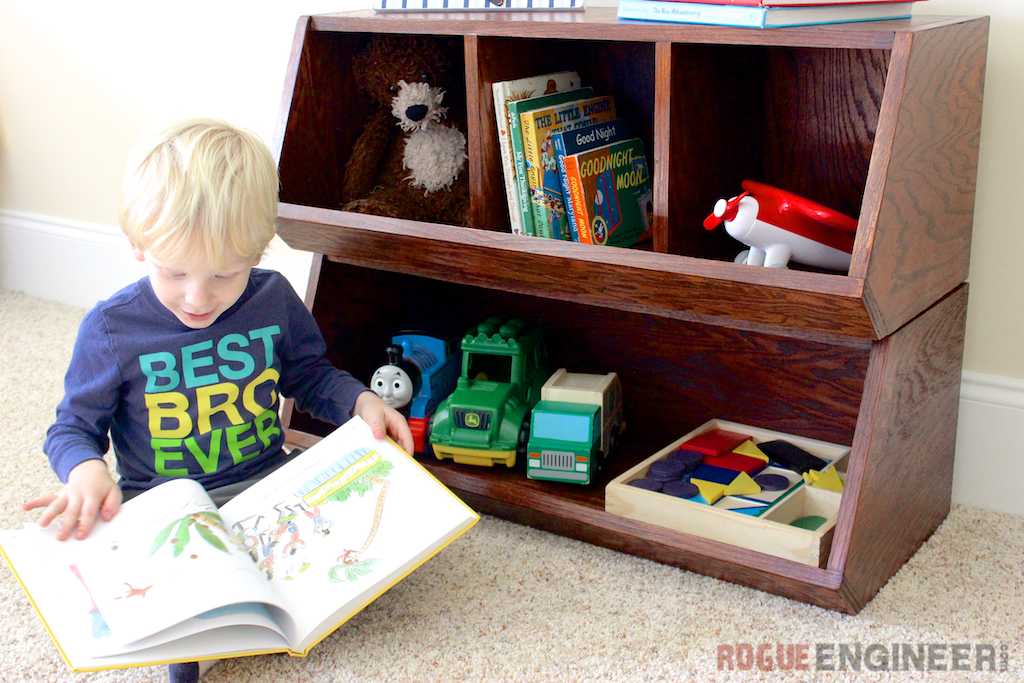 DIY Pottery Barn Kids Bulk Bins | Free Plans | Rogue Engineer