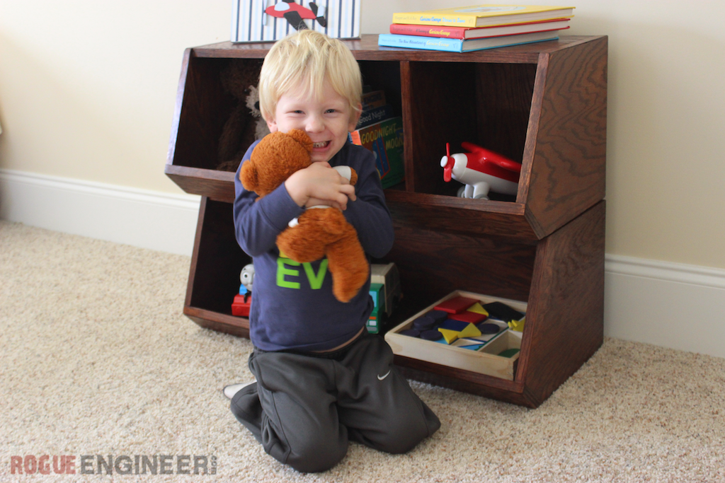 DIY Pottery Barn Kids Bulk Bins | Free Plans | Rogue Engineer