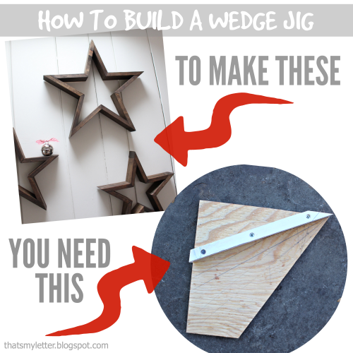 DIY Star Decor | Free Plans | Wedge Jig