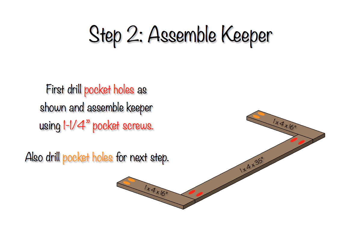 DIY Toddler Bed Rail, Free Plans