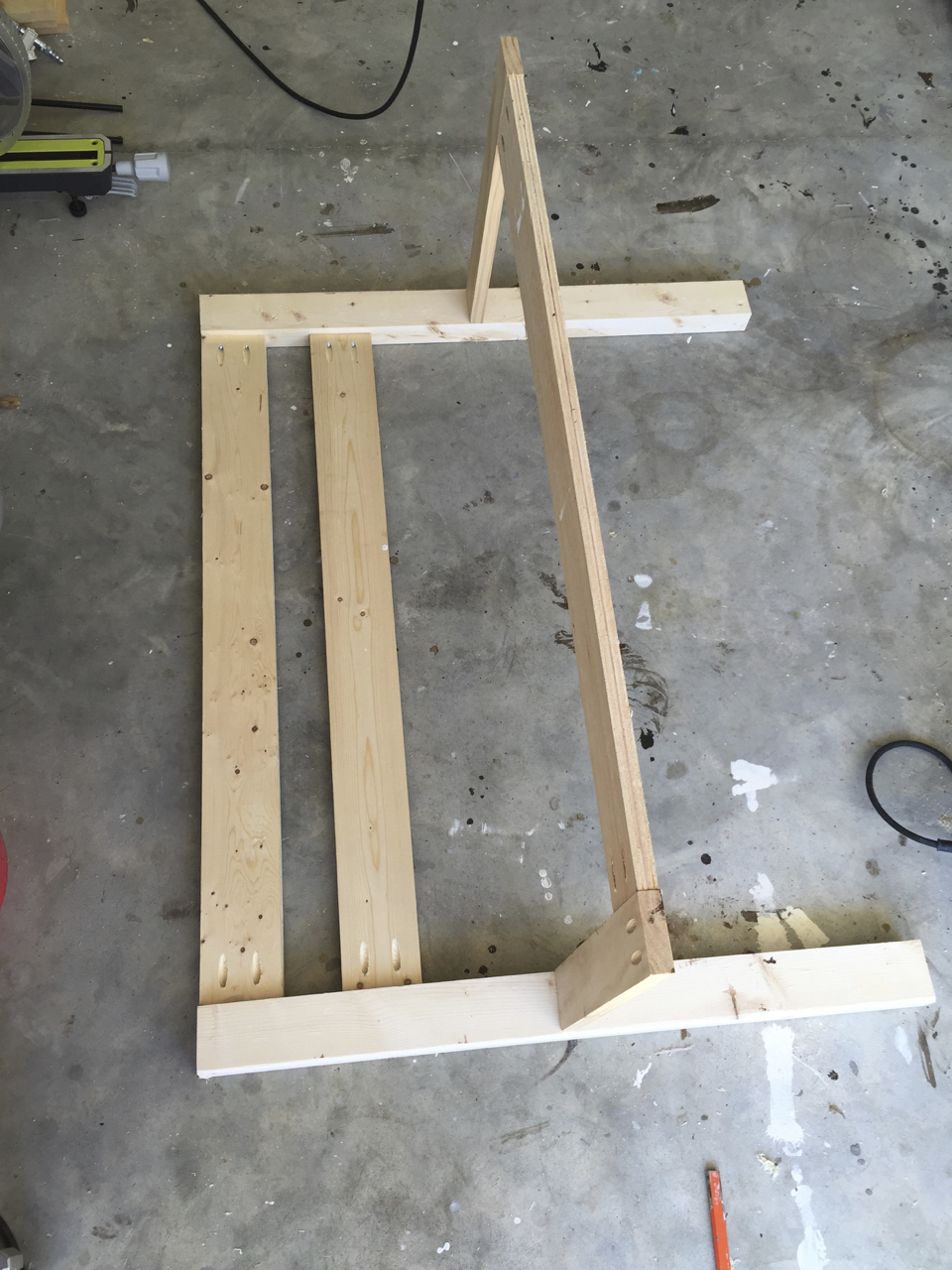 Diy bed clearance rail for baby