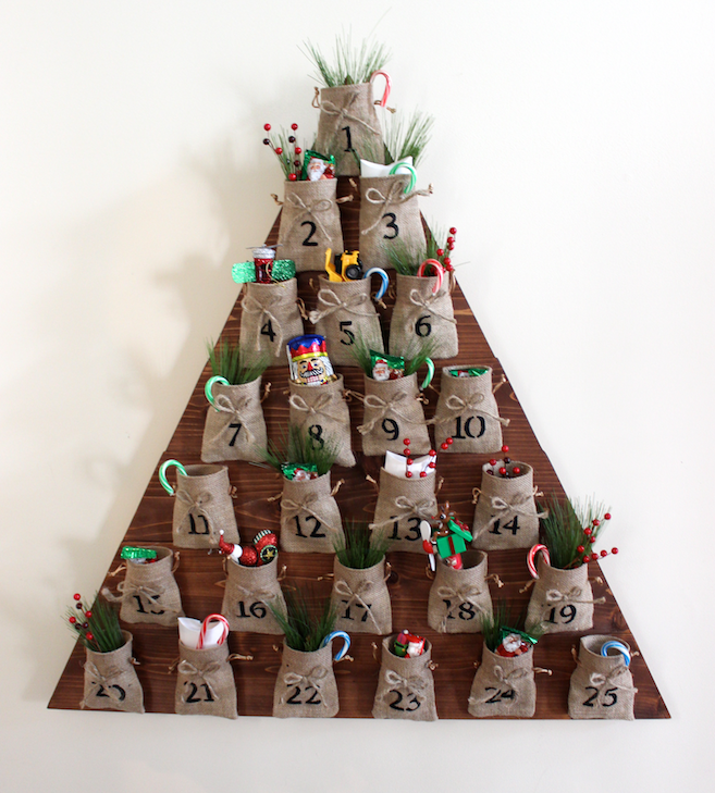 DIY Tree Advent Calendar | Pottery Barn Knock Off | Free Plans | Rogue Engineer