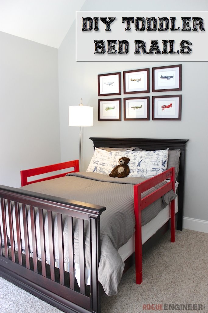 DIY Toddler Bed Rail Free Plans Built for under 15