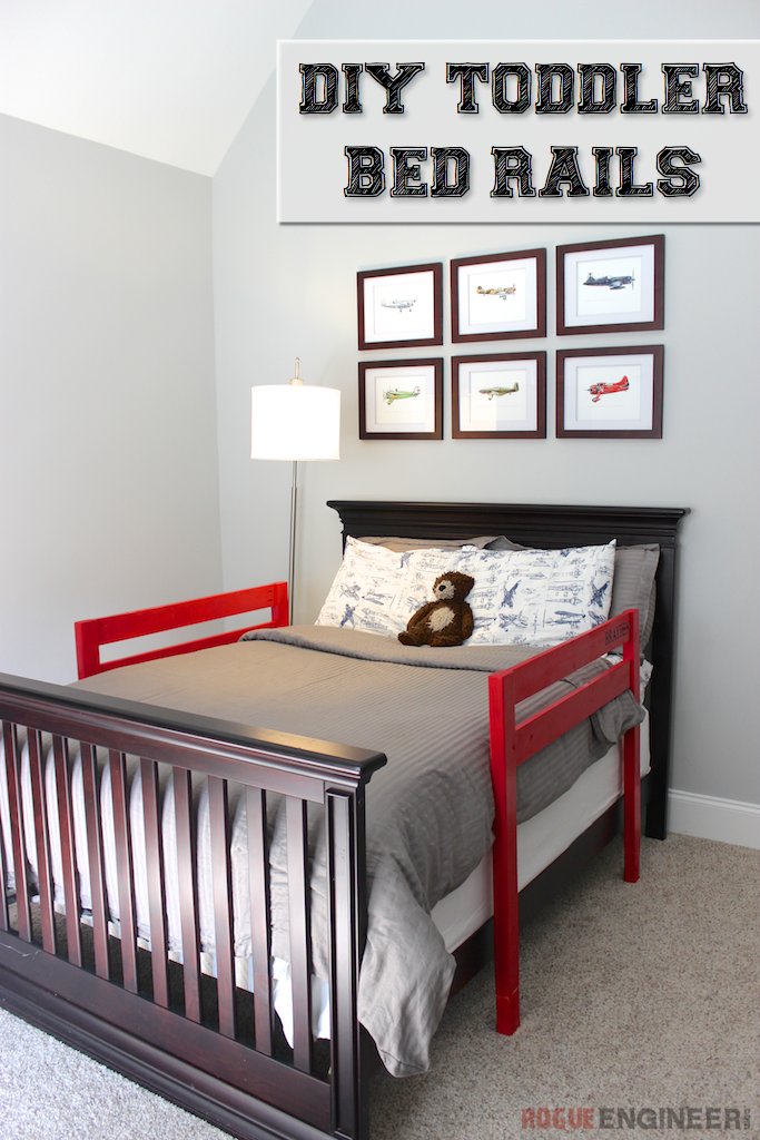 floor bed with rails for toddler