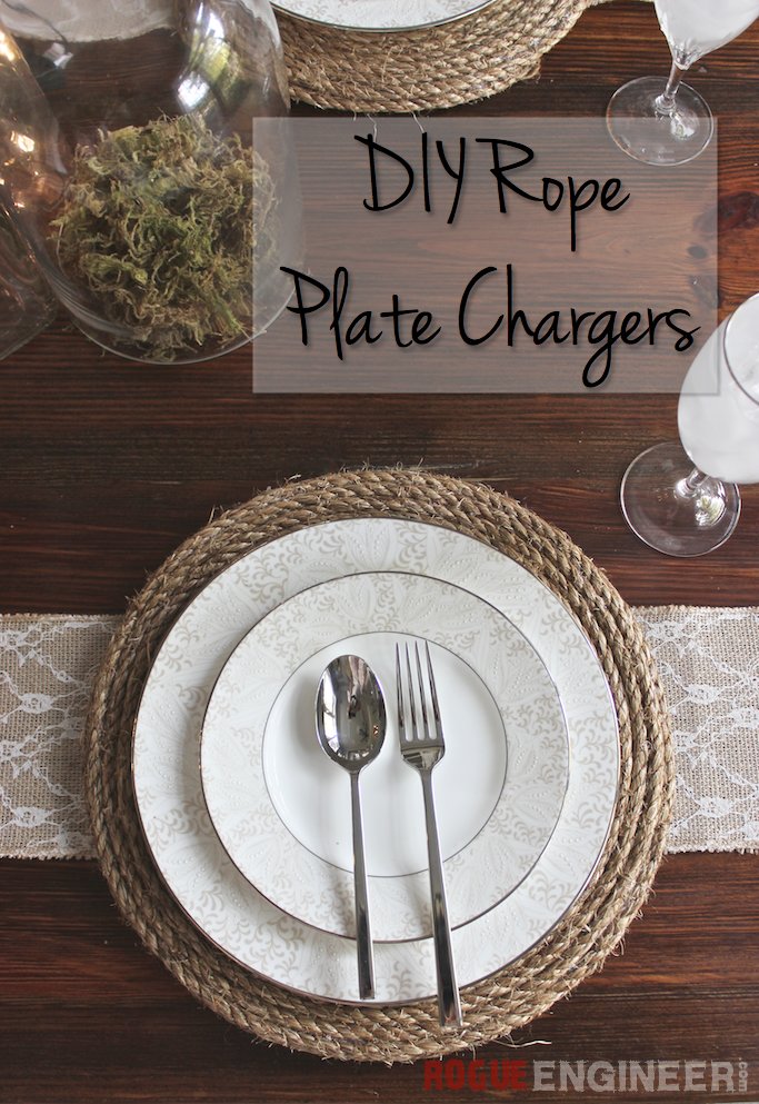 Diy Rope Plate Charger Free Plans - Diy Wood Charger Plates