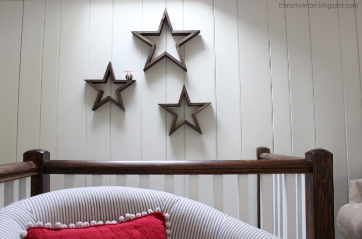 DIY Wooden Star Decor