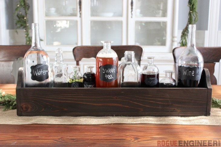 DIY Glass Bottle Centerpiece | Free Plans | Rogue Engineer