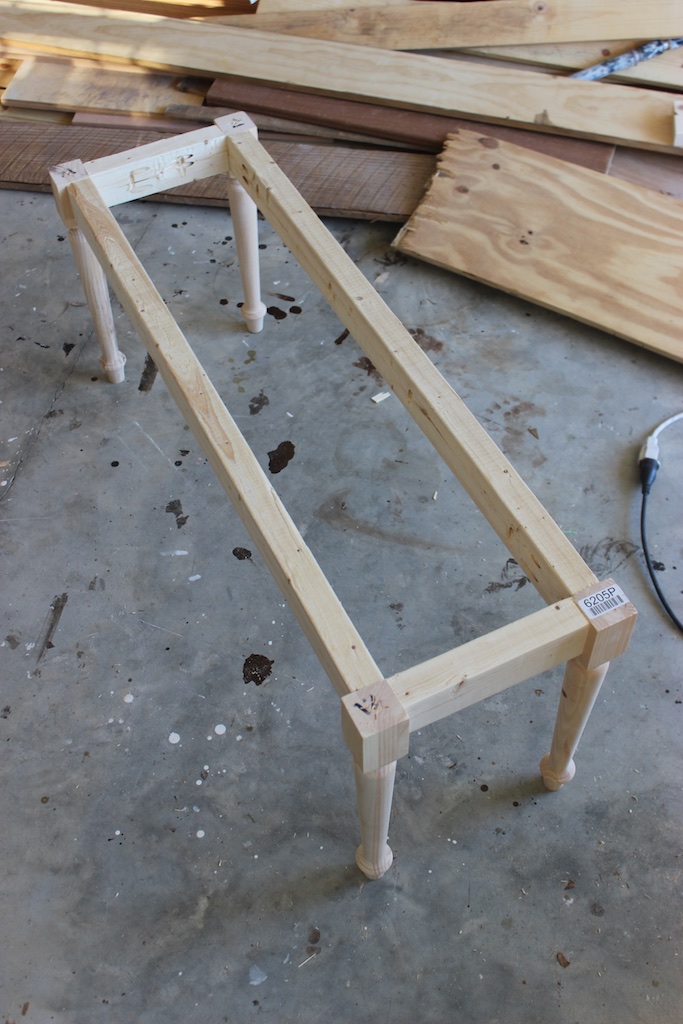DIY Elegant Oak Farmhouse Bench | Step 1