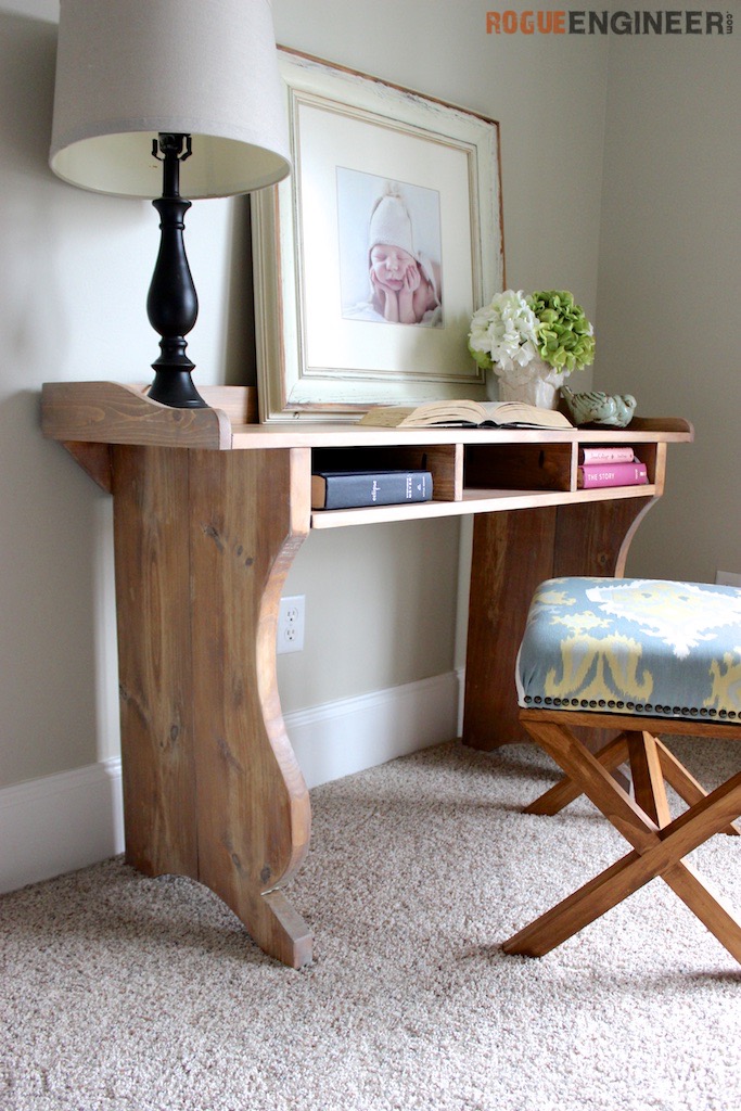 DIY Sicily Writing Desk Plans | Rogue Engineer