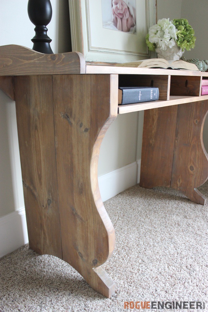 DIY Sicily Writing Desk Plans | Rogue Engineer