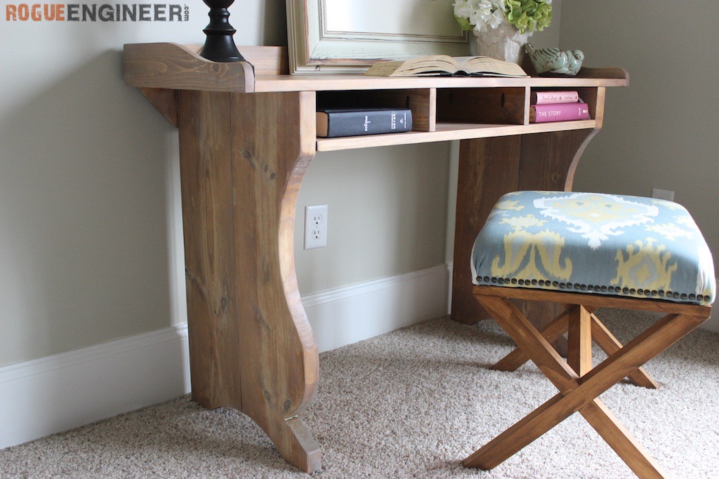 DIY Sicily Writing Desk Plans | Rogue Engineer