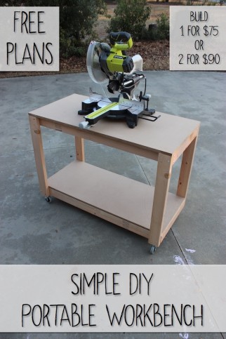 Easy Portable Workbench Plans - Rogue Engineer