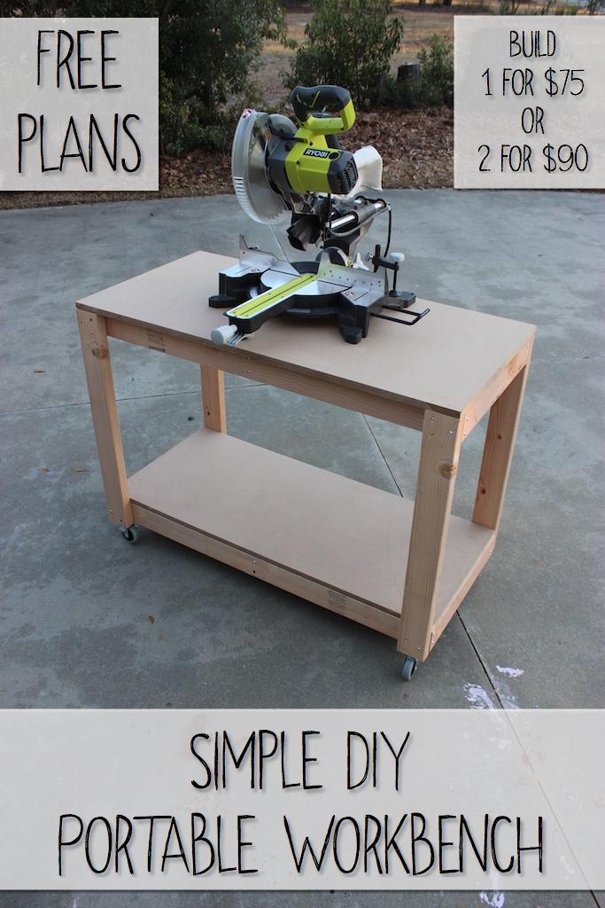 Easy DIY Portable Workbench Plans | Rogue Engineer