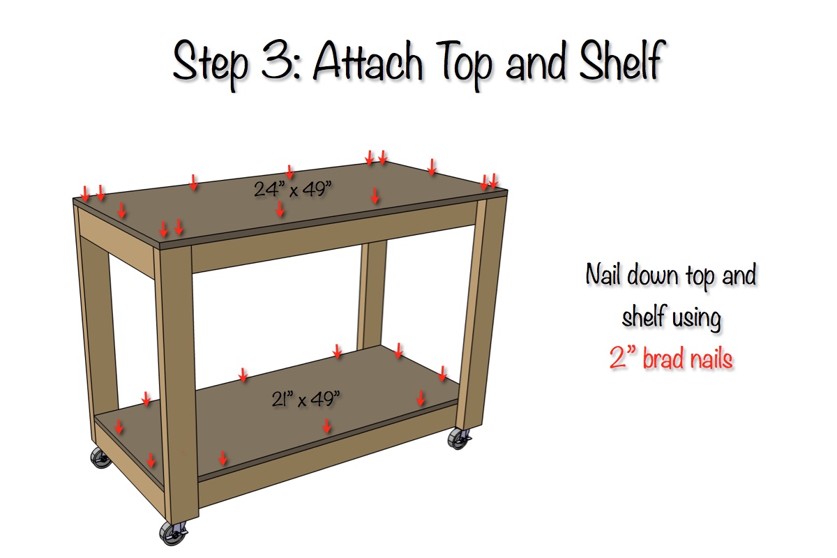 Easy DIY Portable Workbench Plans | Step 3