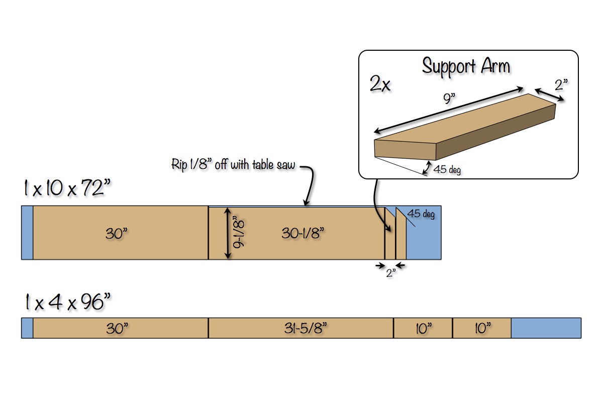 DIY Secret Floating Shelf - Free Plans - Rogue Engineer