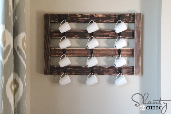 DIY Wall Mount Coffee Mug Hanger | Free Plans | Rogue Engineer