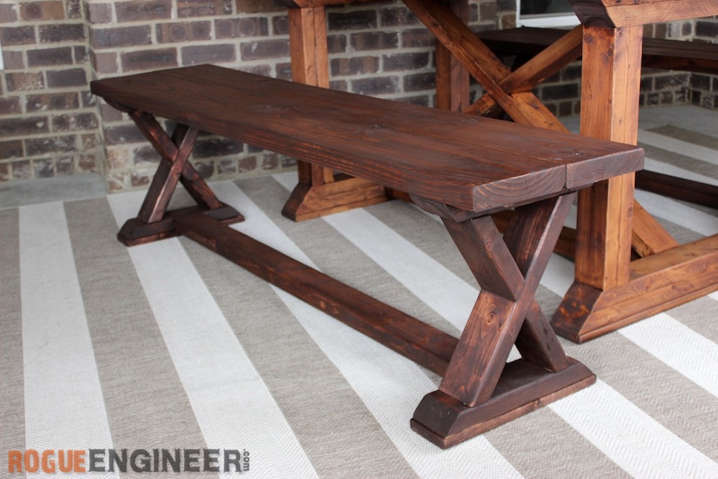 How To Build An Outdoor Bench L-Shaped