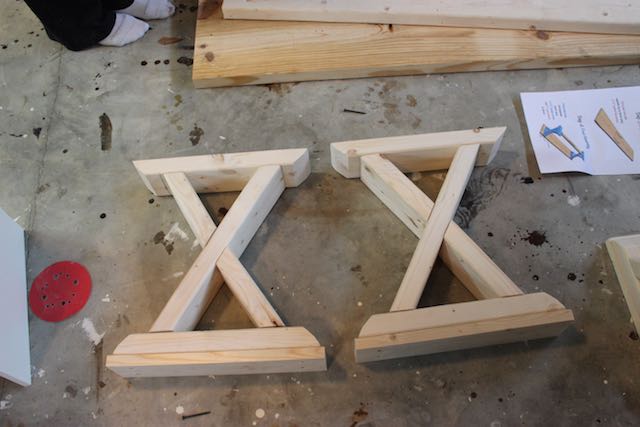 DIY X-Brace Bench | Step 2
