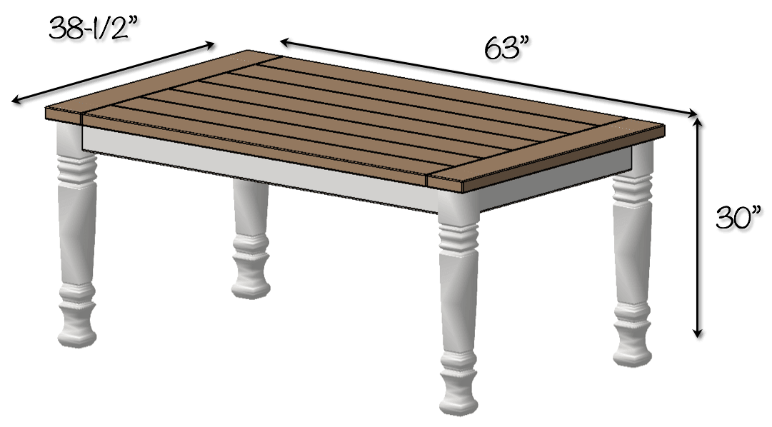 DIY Farmhouse Table Free Plans Rogue Engineer