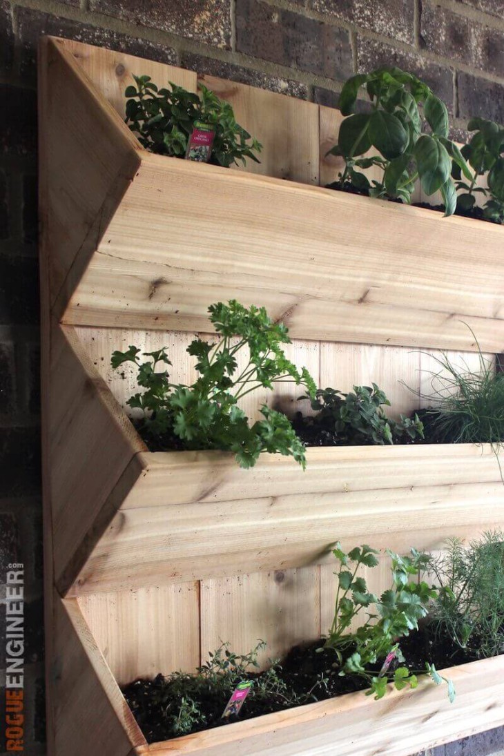 DIY Wall Planter - Free Plans - Rogue Engineer