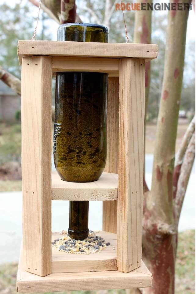 bottle bird feeder plans