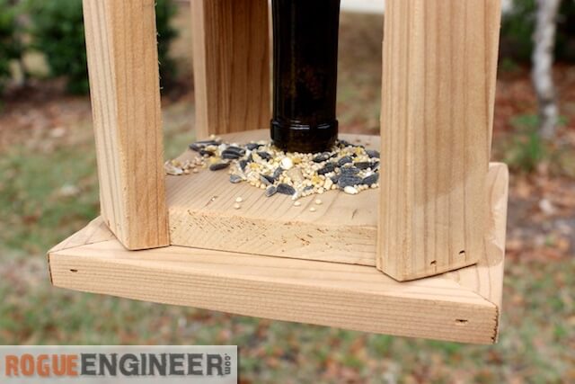 DIY Wine Bottle Bird Feed - Free Plans - Rogue Engineer