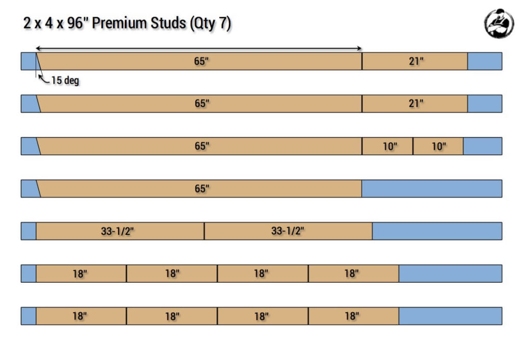 Easy Portable Lumber Rack { Free DIY Plans } Rogue Engineer