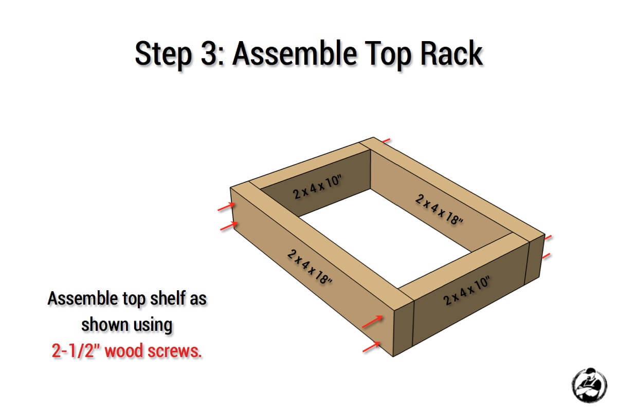 Simple Portable Lumber Rack Plans - Step 3