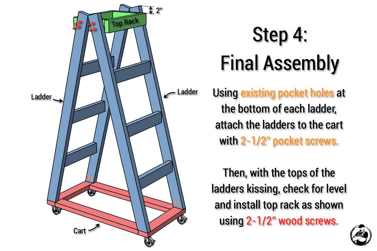 Simple Portable Lumber Rack Plans - Step 4