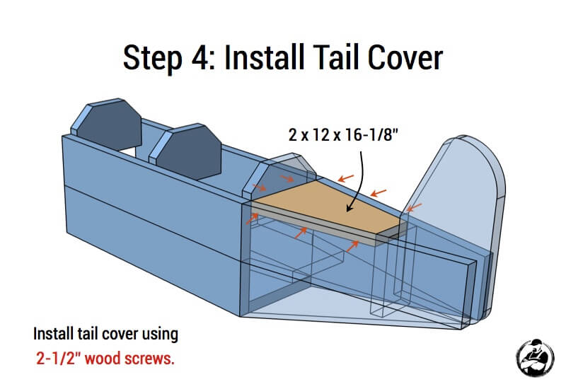 Airplane Play Structure Plans - Step 4