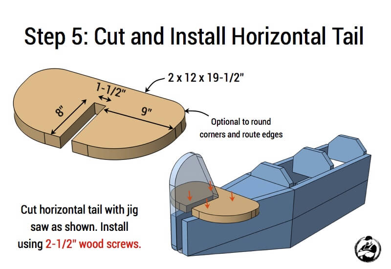 Airplane Play Structure Plans - Step 5